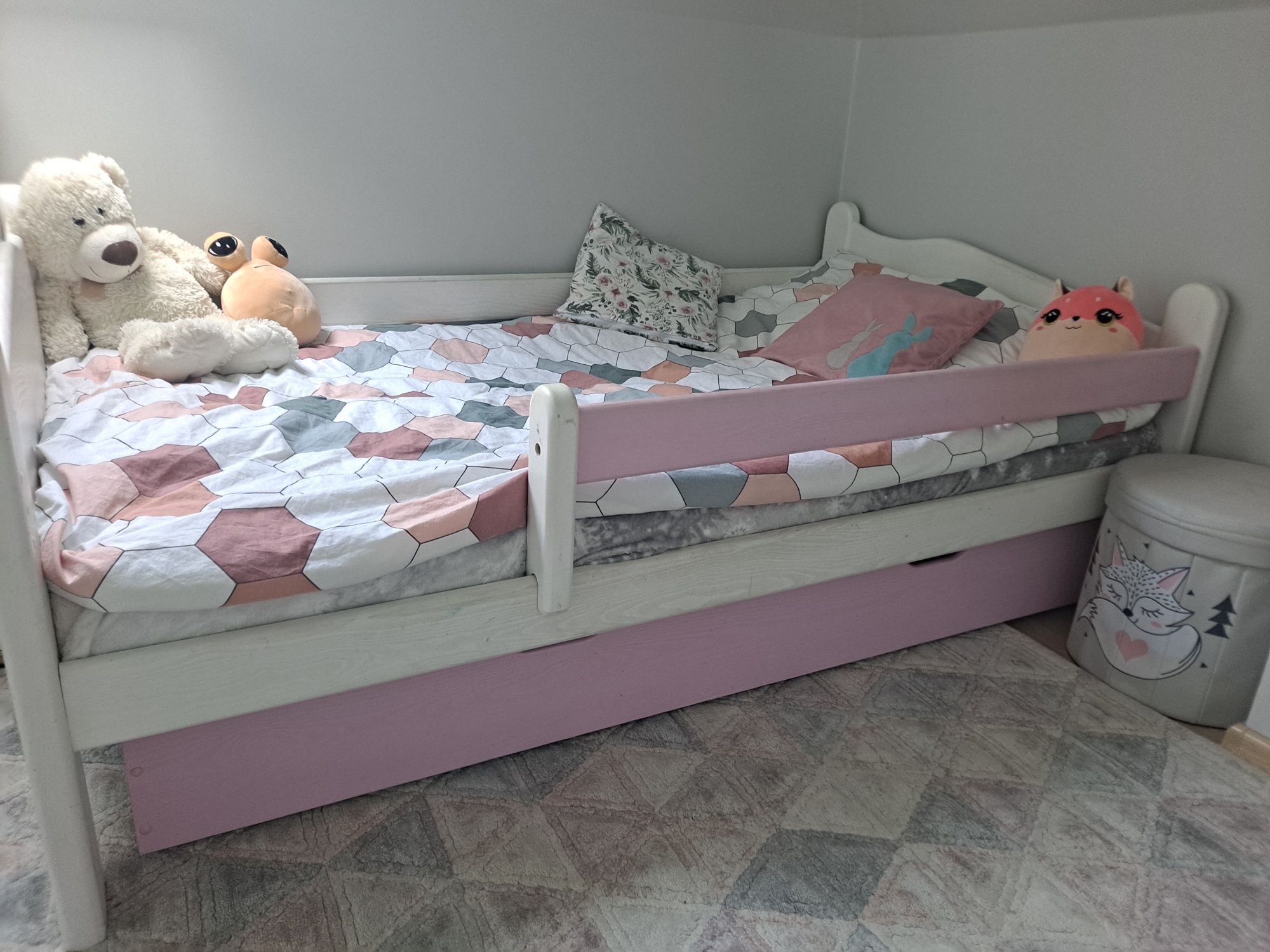 Łóżko drewniane dziecięce 100 x 180