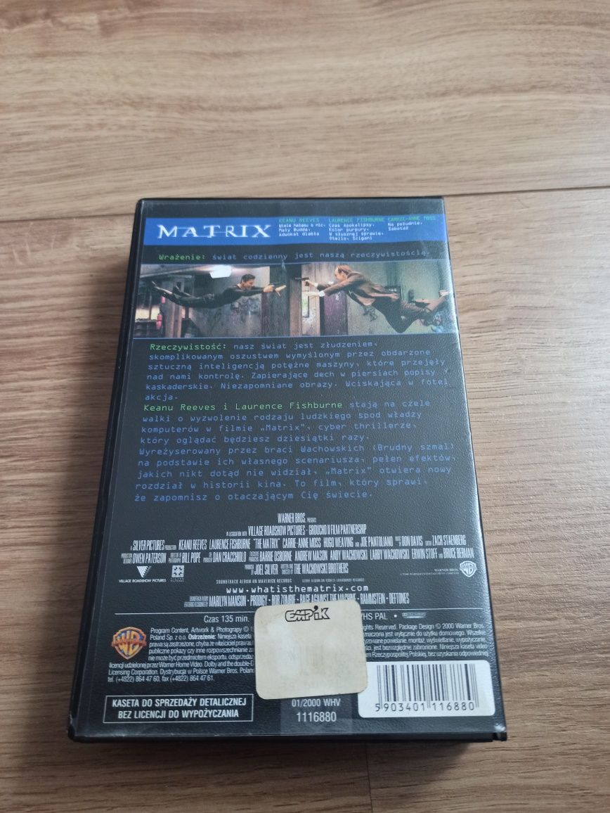 Film "Matrix" na VHS