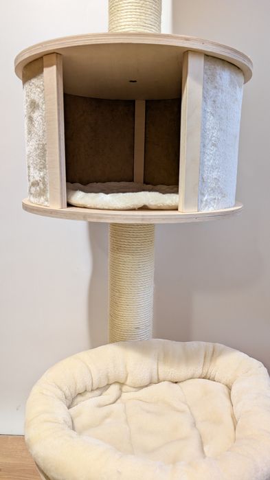 Natural Paradise Drapak Sufitowy Dla Kota Magnolia Kremowy do270cm OTW