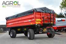 Przyczepa rolnicza URSUS D-606 6 Ton PRONAR Plandeka + Stelaż; Skorupa