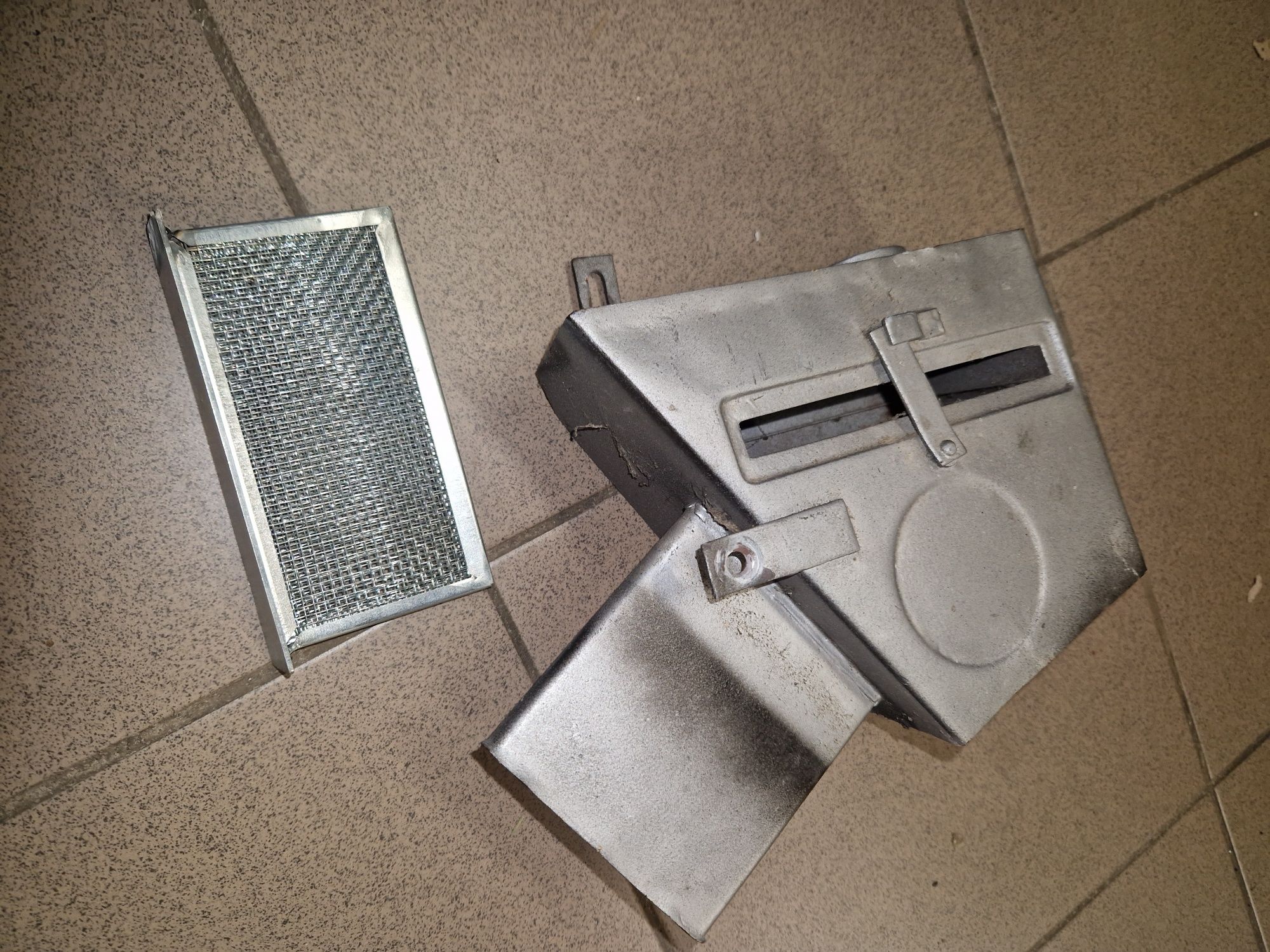 Kpl filtr powietrza puszka gaznika rama/silnik  wsk 125 b1 dwuramowka