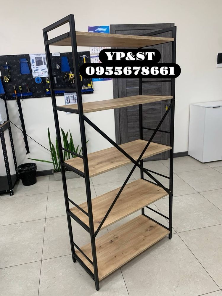 Стелаж лофт стілаж металевий полиці для взуття різні розміри