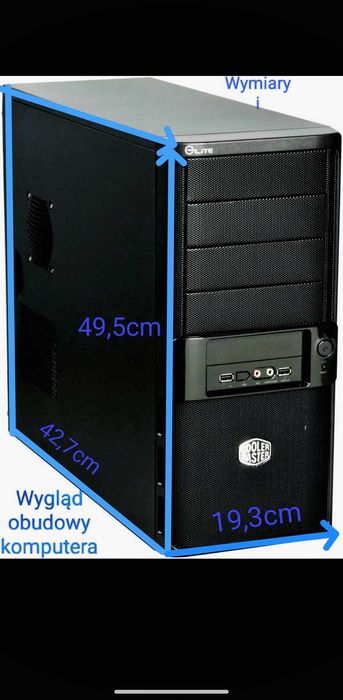 Komputer  Windows 11 (i5 3470+RX 570,8gb ram)-AKTUALNE