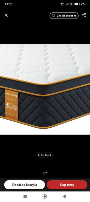 Materac hybrydowy 140x200 cm , H3