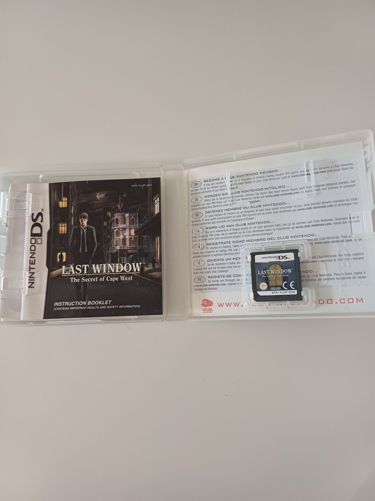 Last Window The Secret of Cape West Nintendo DS Oryginalna