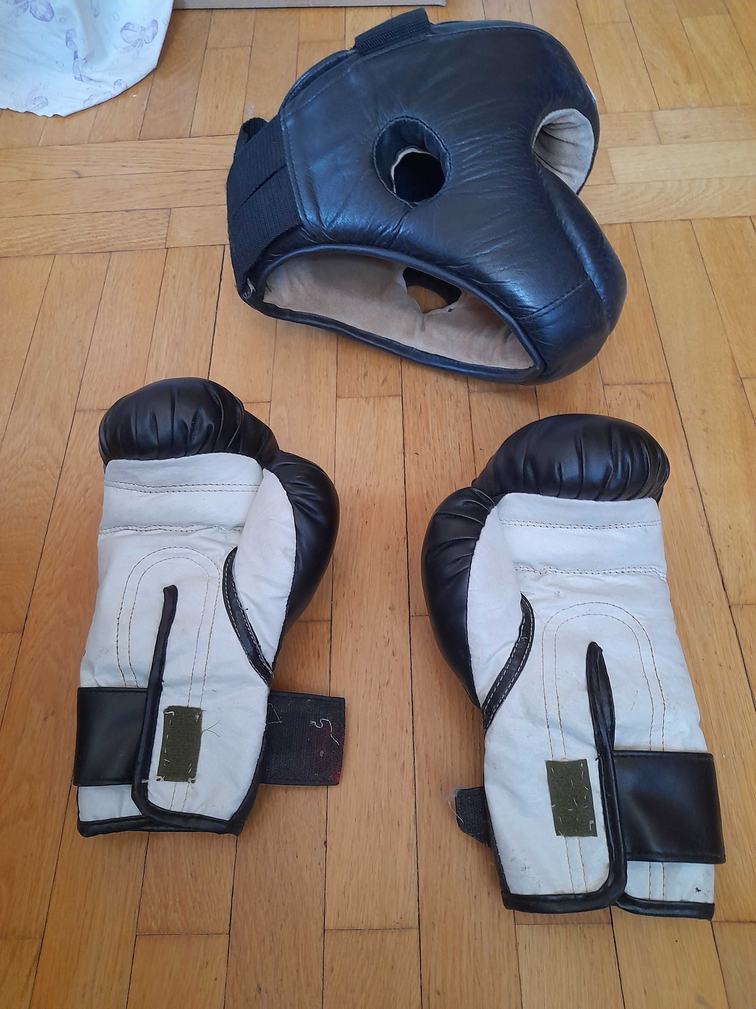 Перчатки теквондо - бокс десткие 8-12 лет
