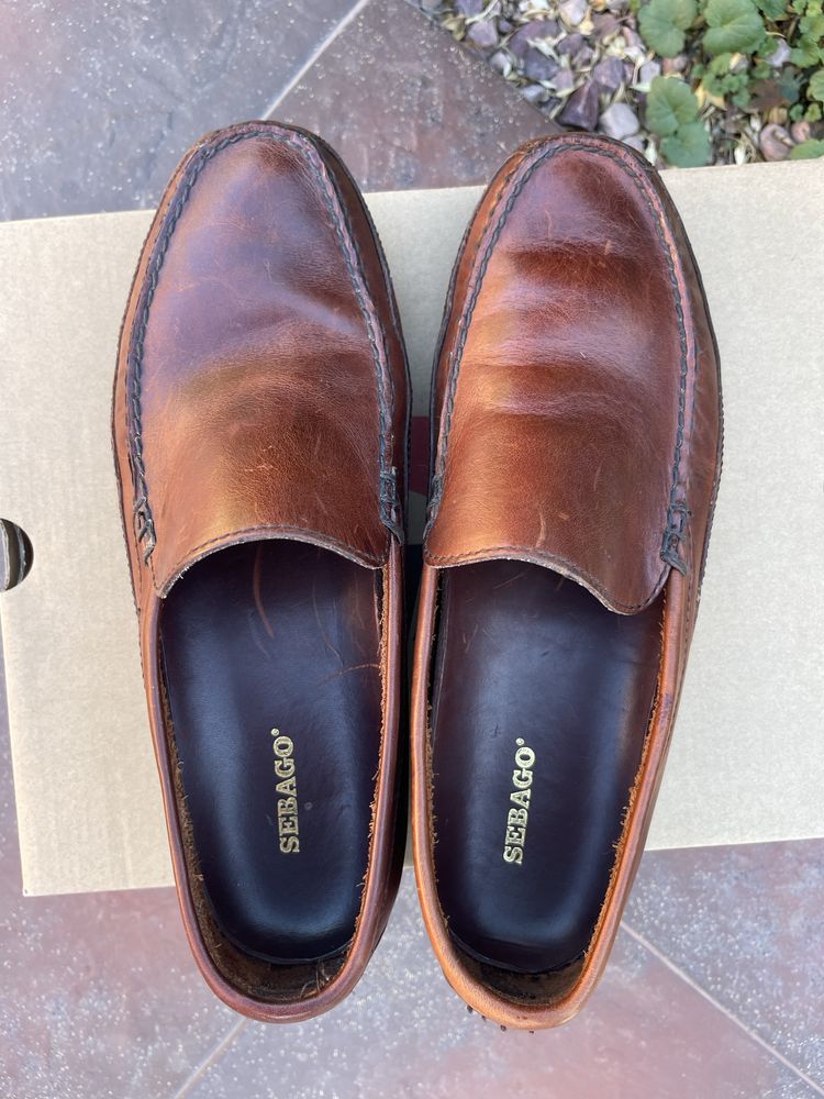 Sebago мокасини 43 розмір шкіра б/у