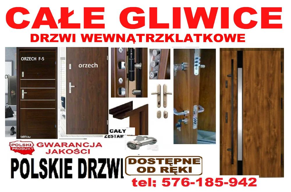 Drzwi WEJŚCIOWE zewnętrzne z MONTAŻEM do mieszkania w bloku  klatkowe