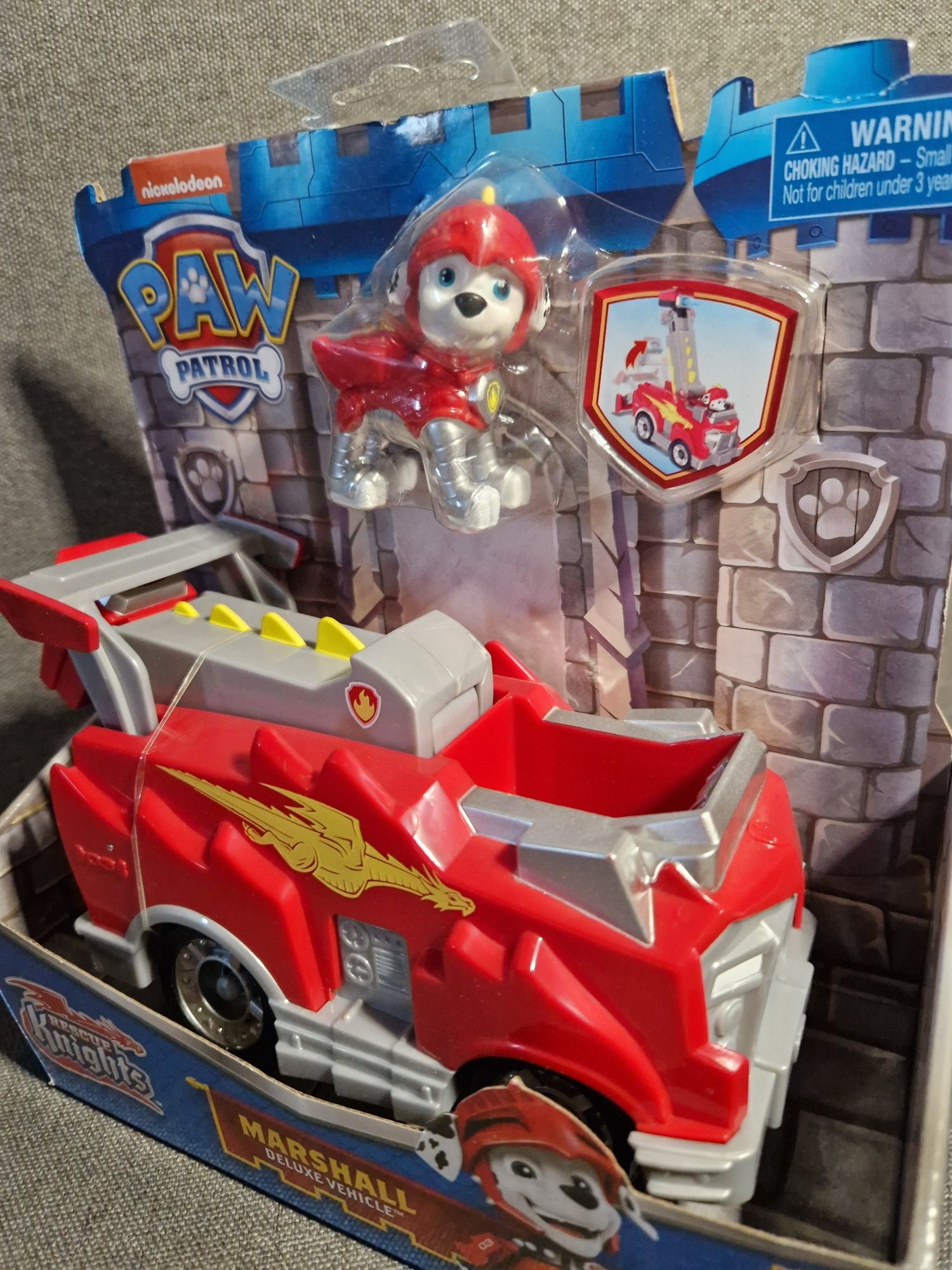 Набір paw patrol rescue knights Рокі Маршал щенячий патруль лицарі