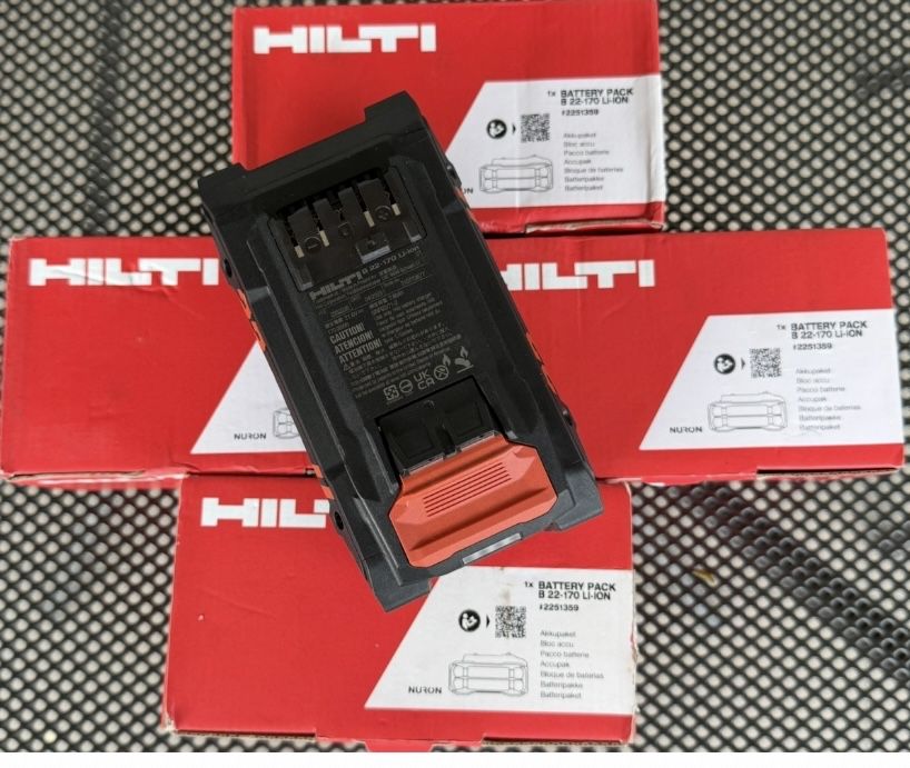 NOWA bateria / akumulator HILTI NURON B22-170 (7,9 Ah) - w pudełku