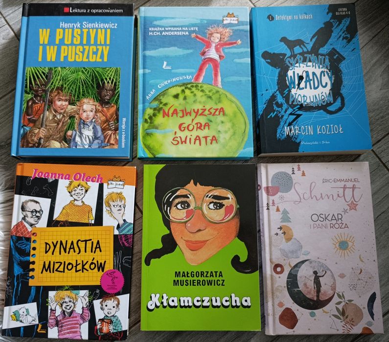 Nowe lektury szkolne dla dzieci
