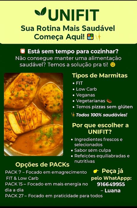 Refeições prontas fit
