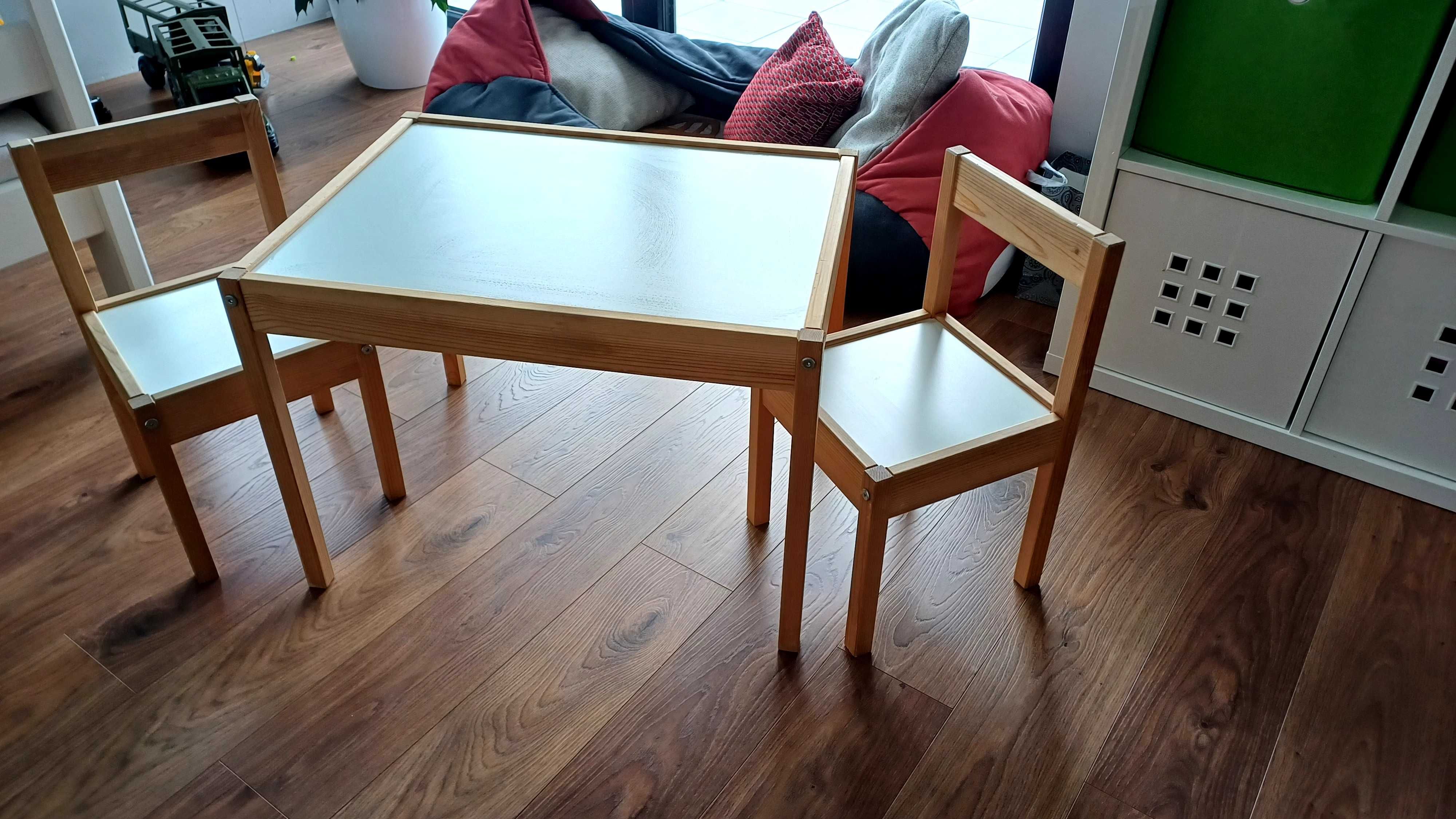 Stolik dziecięcy  +2 krzesełka  IKEA - latt