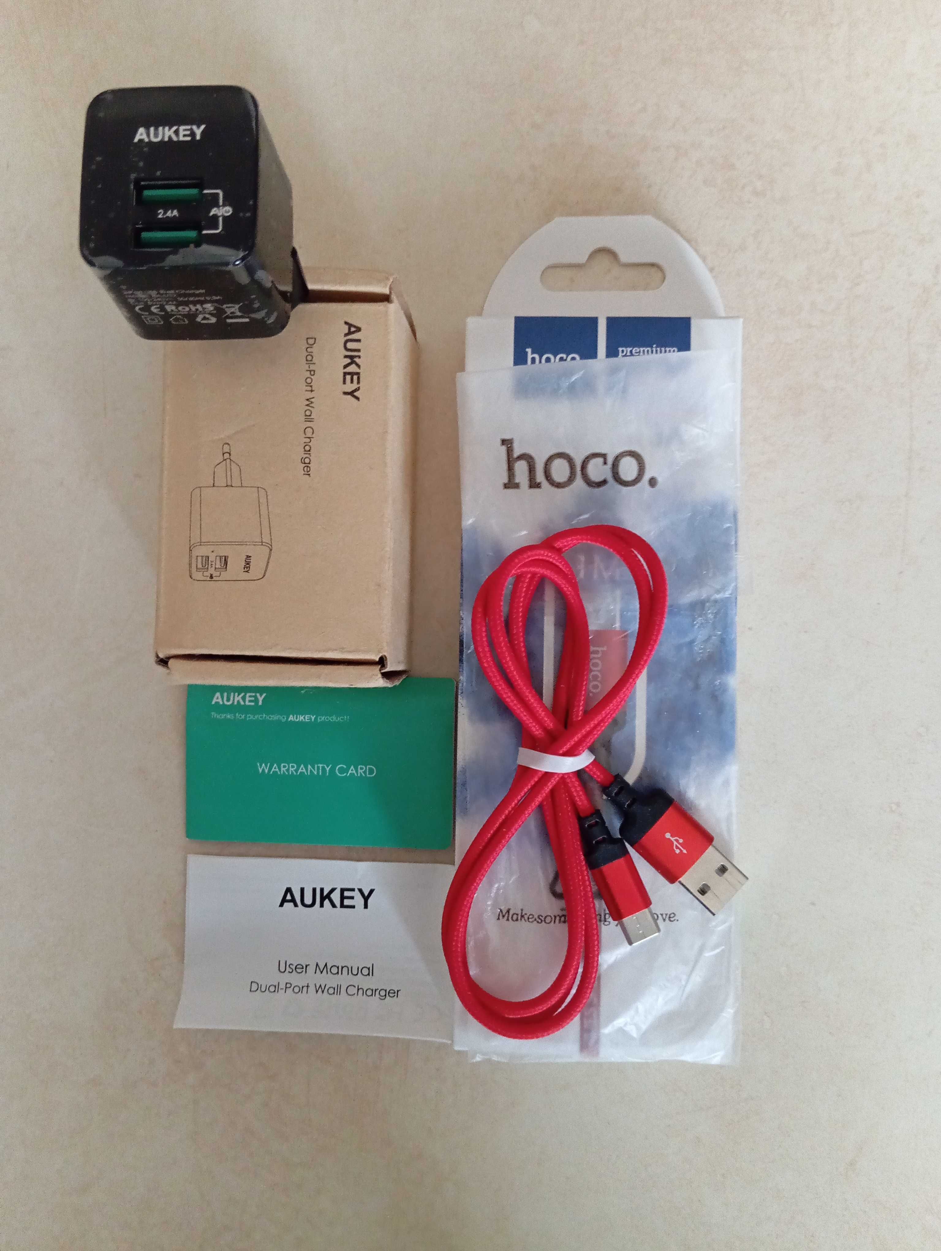 Зарядний Пристрій Aukey PA-U32 на 2 USB порти. Універсальна Зарядка
