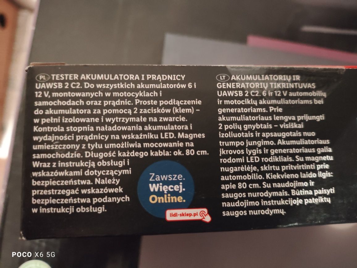 Ultimate Speed tester akumulatora i pradownicy nowy