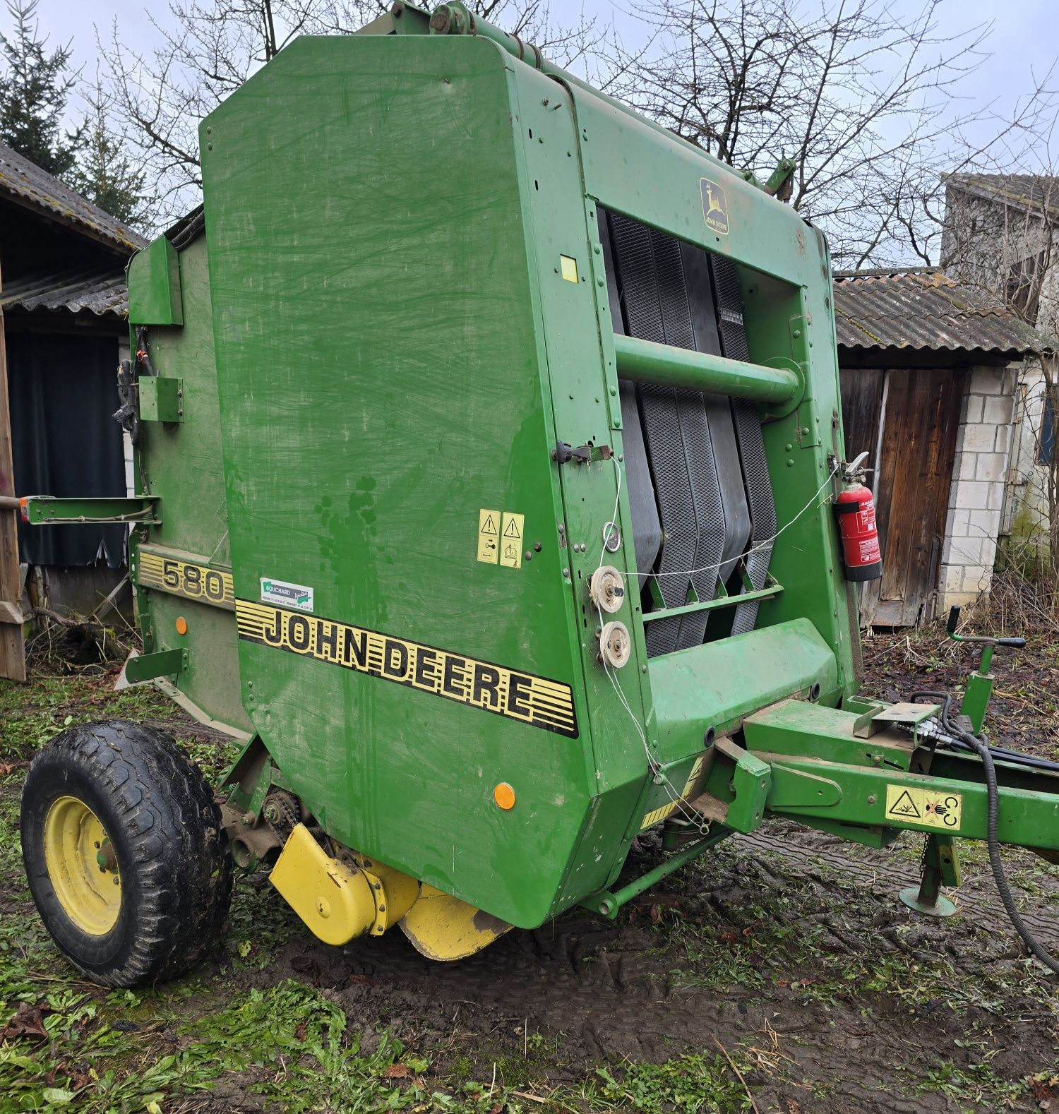 Prasa rolująca John Deere 580