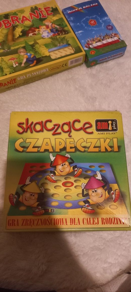 Gra planszowa Skaczące  czapeczki