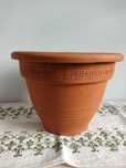 Donica doniczka duża gliniana ceramiczna fi 31,5 cm.