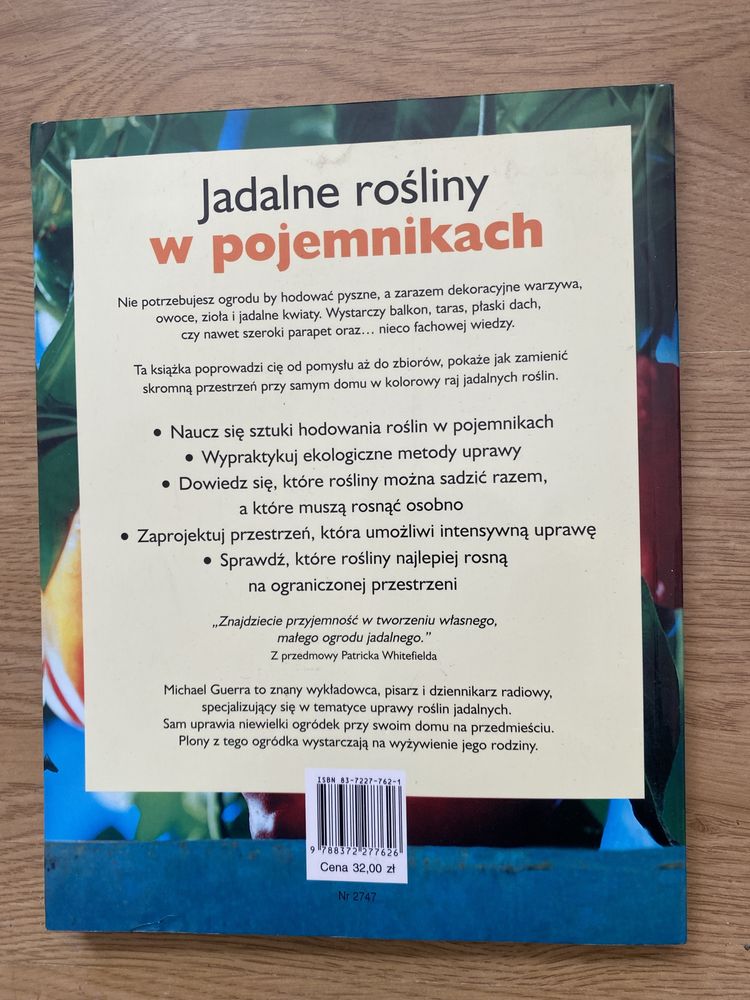 Ksiazka poradnik Jadalne rosliny w pojemnikach