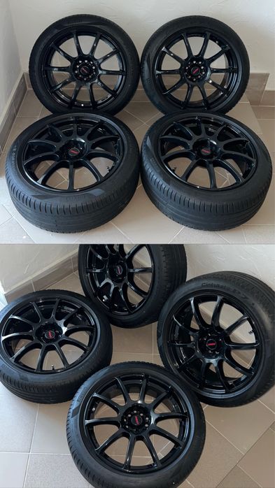 Диски Rays R18 5.114.3/ 5.120 / гума Pirelli 225/45 R18 2021