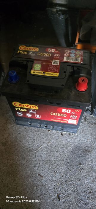Nowy akumulator Centra Plus CB500 50ah 450en