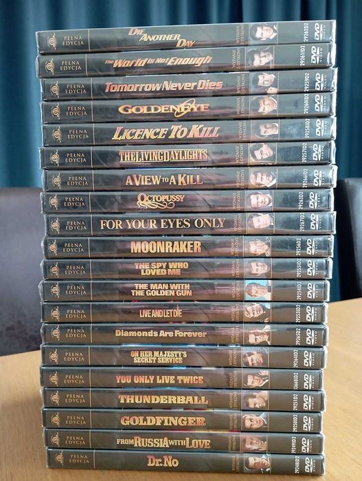 James Bond 007 Kolekcja 40 dvd wydanie specjalne Folia ! Okazja !