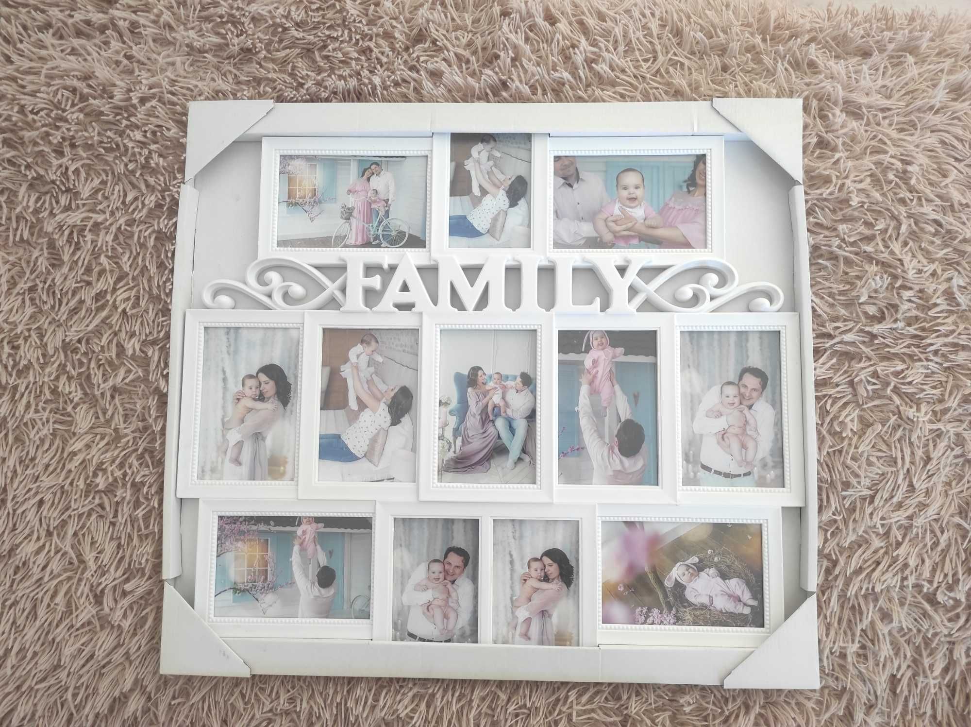 Величезна сімейна фото рамка на 12 фотографій