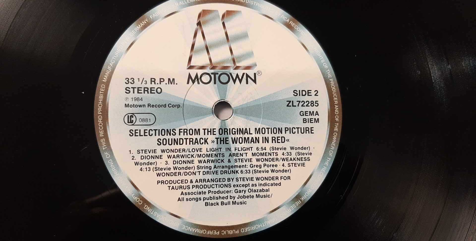 Stevie Wonder "The Woman In Red" - płyta winylowa