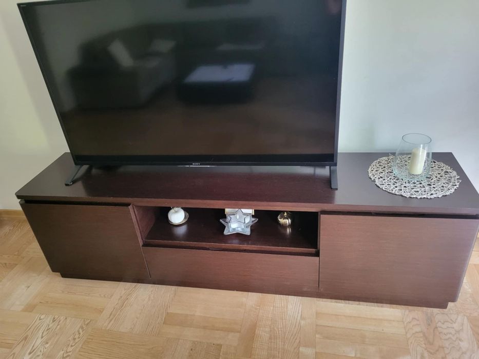 Meble włoskie stół stolik kawowy szafka RTV wenge zestaw komplet