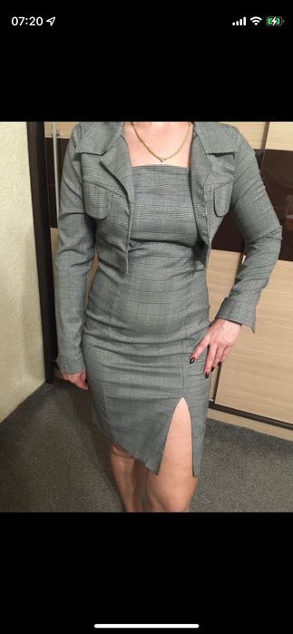 Sukienka z bolerkiem