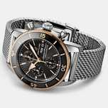 Breitling Stal Złoto Superocean Heritage II Chronograph 44