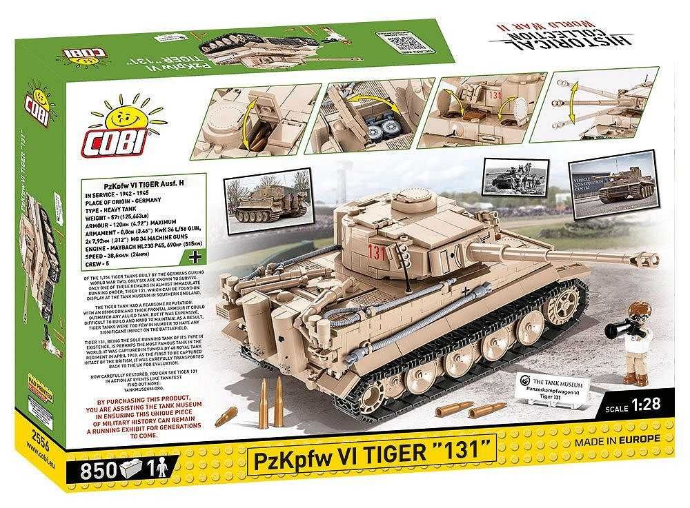 Cobi 2556 Klocki Small Army Niemiecki Czołg TYGRYS PZKPFW VI TIGER 131