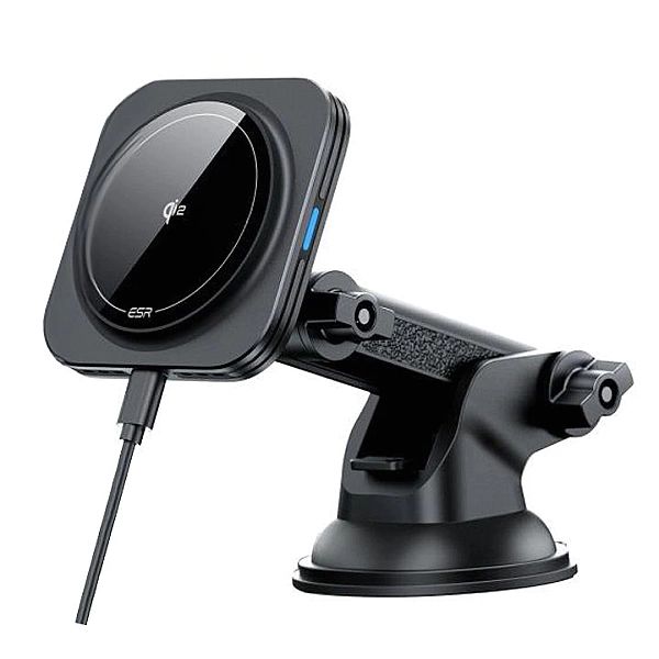 Esr Halolock Magnetic Magsafe Dashboard Car Mount Wireless Charger Qi2