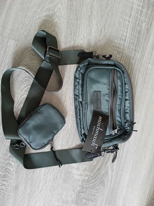 Nowa! Torebka Muschmasch Berlin listonoszka/nerka 2w1 z saszetką