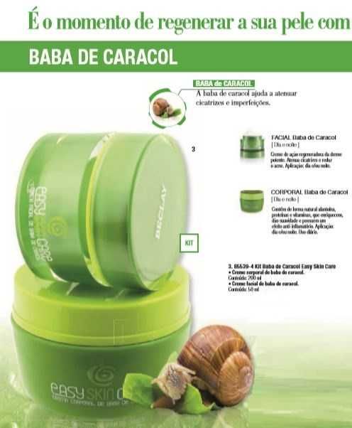 PACK Creme Facial & Creme Corporal de BABA de CARACOL