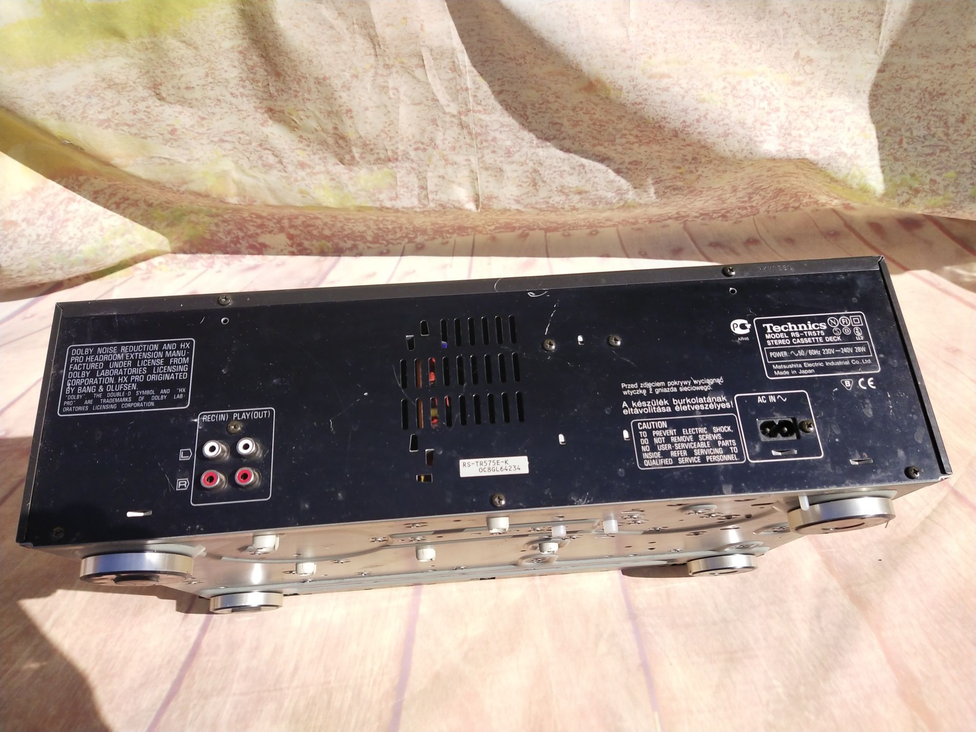 Касетна дека Technics RS-TR 575. JAPAN.