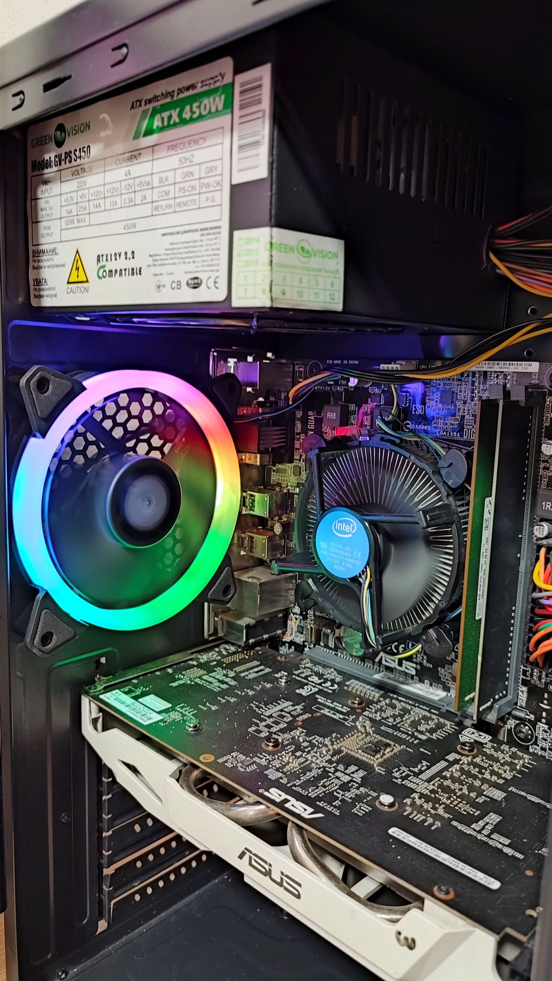 Игровой ПК GTX 1060 6GB CS 2 GTA5 WOT fortnite RUST dota2