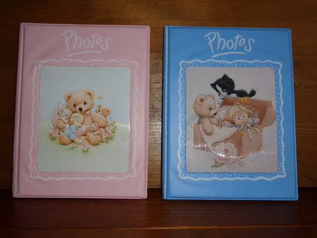 Albúns para fotos de bébé ou criança pequena, par