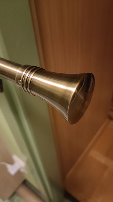 Karnisz pojedynczy 200 cm antyczne złoto