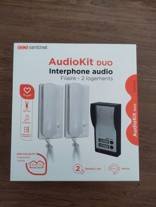 Campainha Intercomunicador SCS Sentinel AudioKit Duo