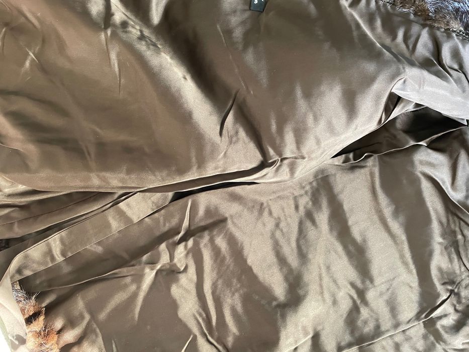 Kurtka damska  z norek z kapturem “kobieta kierowca”