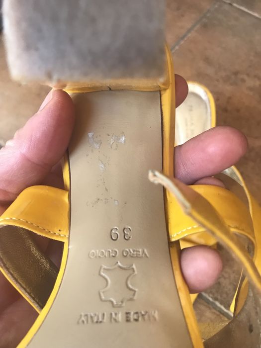 Prima moda Sandaly skórzane 39