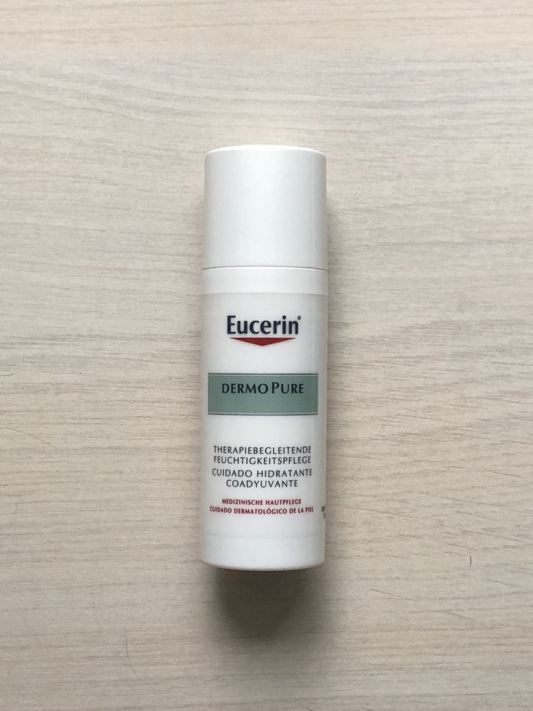 Заспокійливий крем для проблемної шкіри eucerin dermo pure skin cream