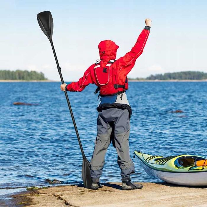 SKŁADANE WIOSŁO KAJAKOWE DO DESKI sup 2w1 regulowane 4-cześciowe 229cm