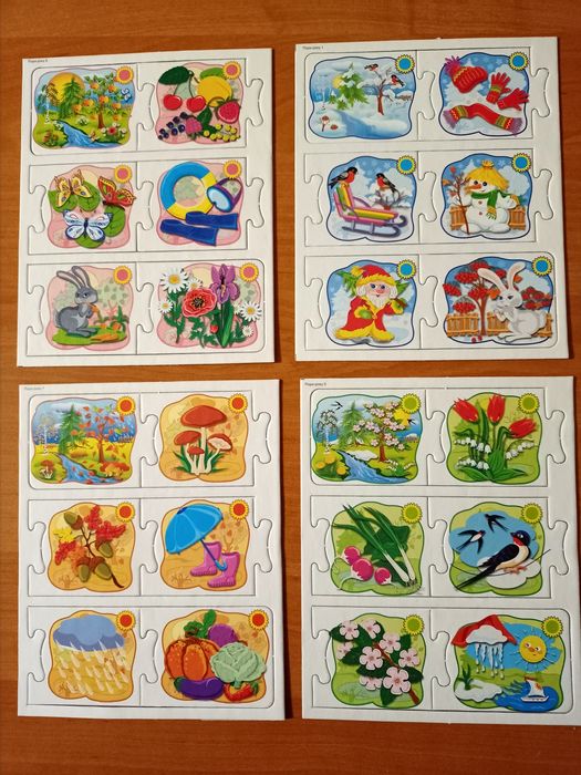Дитячі розвиваючі ігри. Лото пазли.