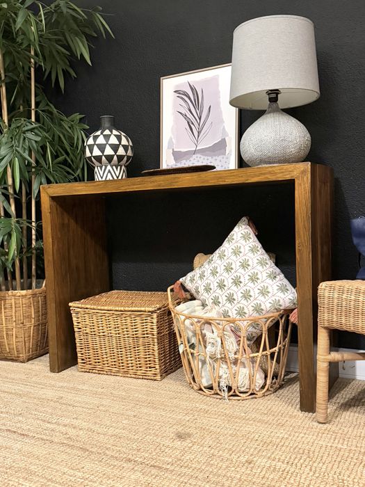 mesa, secretaria, aparador, consola, teca, oriental, rustica