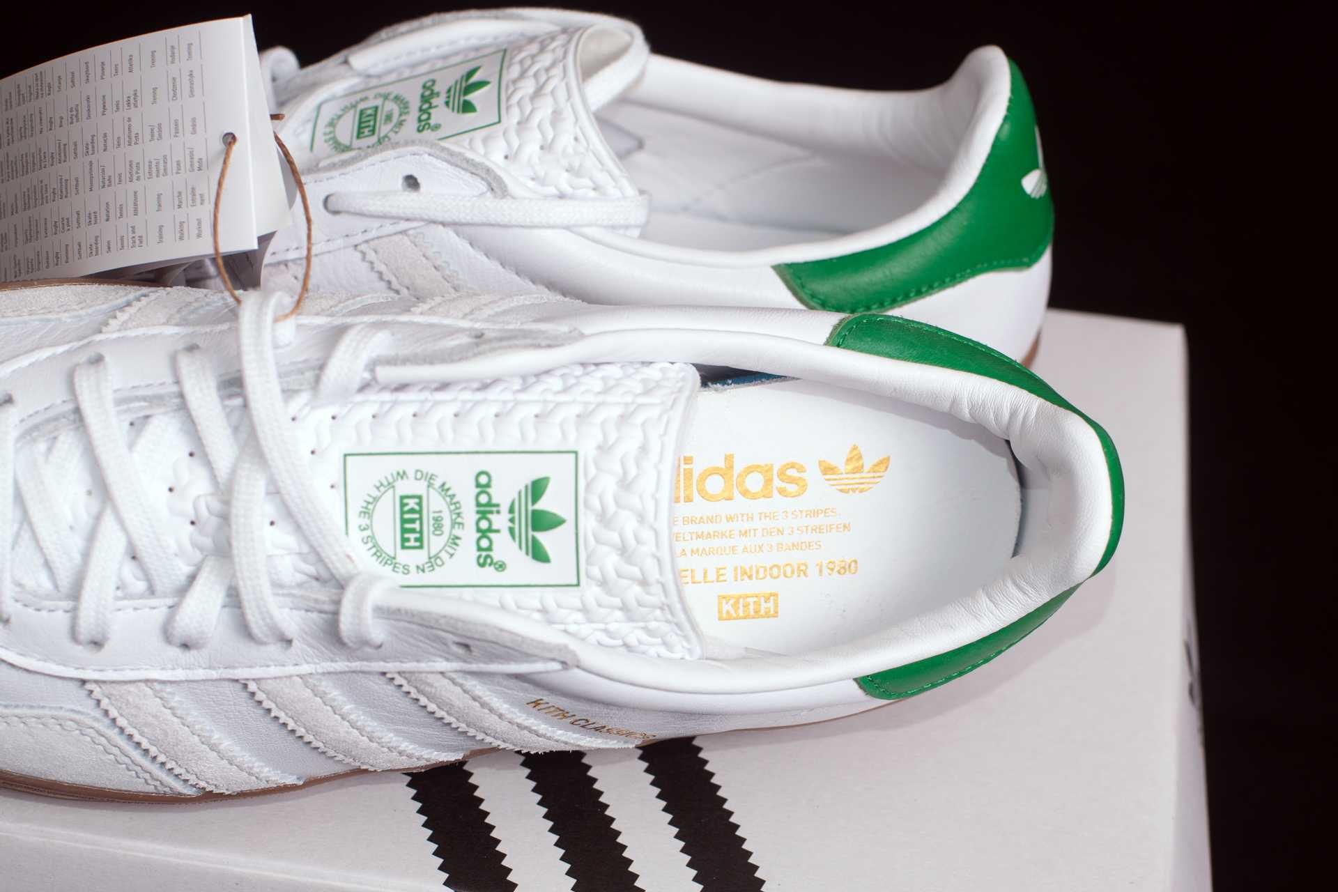 adidas Gazelle Indoor KITH Classics White Green