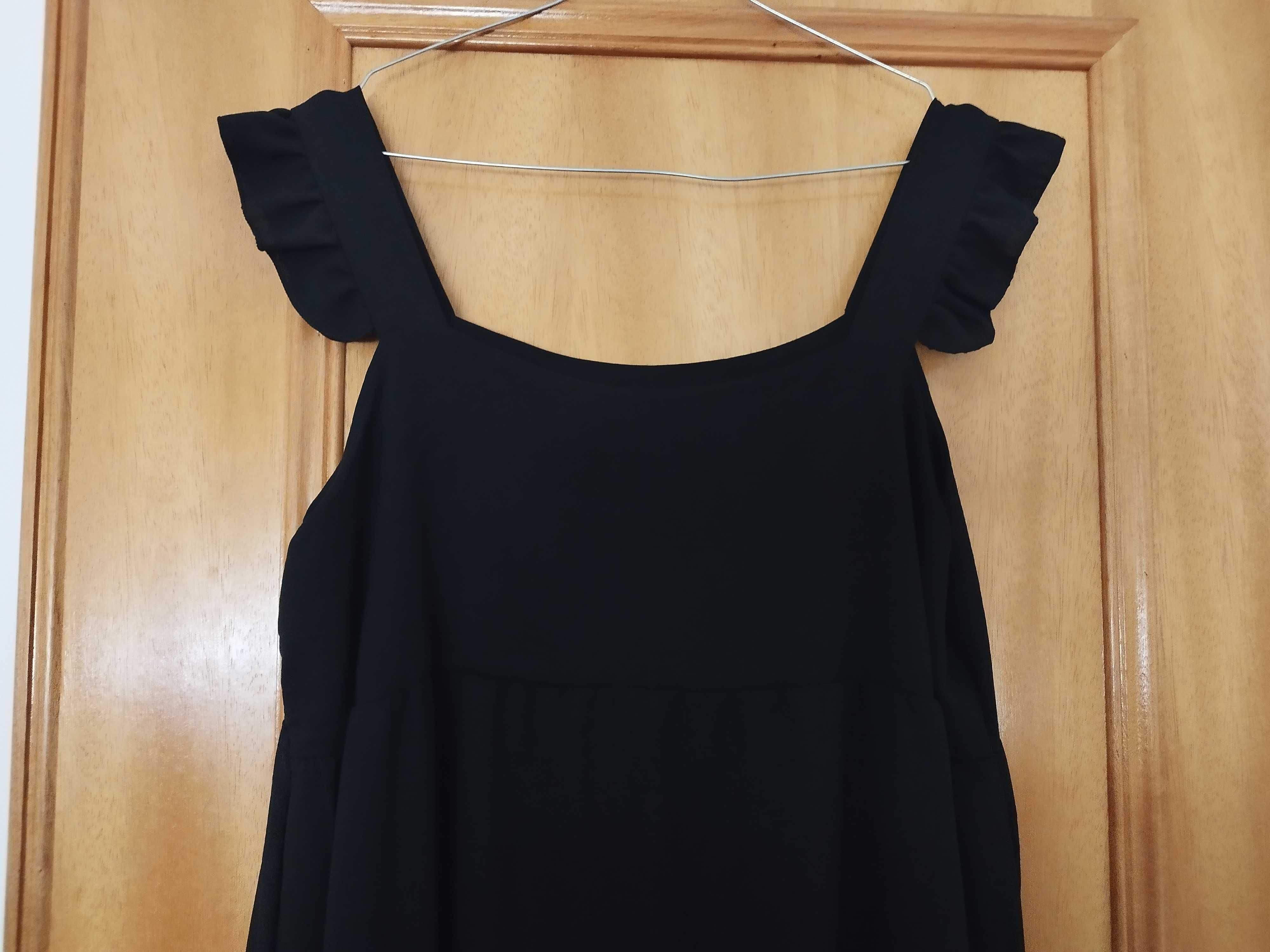 Vestido Preto, Xl (novo)