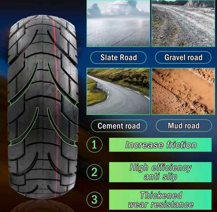 Opona 80/65-6 multi road,1szt.cicha,Kugoo,Motus,Ultron,Techlife,VSett