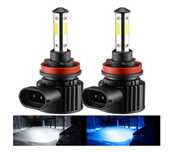 Lampy LED H8 2sztuki Reflektor Żarówki IP65 Białe 12000LM